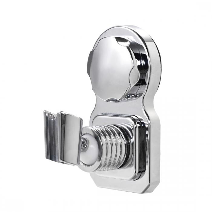 uxcell シャワーノズルホルダー シャワーヘッドフック シャワーフック 調整可能 サクションカップ ABS 粘着スティックディスク付き 140 x 73 x 100mm