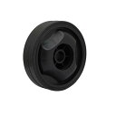 uxcell エアコンプレッサーホイール 115mm外径 16.5mm内径 プラスチック材質 ホイールキャスター