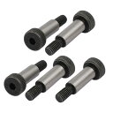 uxcell ショルダーボルト M6x12mm 40Cr合金鋼 ショルダー直径8mm ショルダー長さ20mm 5個入り