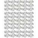 uxcell ソリッドリベット M6x12mm アルミニウム材質 シルバートーン ラウンドヘッド 100個入リ