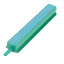 uxcell エアストーン 空気石 バブルリリース 水族館用 ブルー グリーン 115 x 20 x 12mm