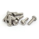 uxcell ボタンヘッドネジ ソケットキャップ 304ステンレス製 M5x16mm 10個入