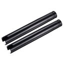 uxcell スロット付きディープインパクトソケット 13 mmドライブ 19 mm CR-Vスチール 200 mm長さ 6ポイント メトリックサイズ 2個