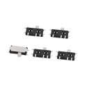 uxcell スライドスイッチ トグルスイッチ 2ポジション 7P 1P2T SMT Surface Mounted Devices セルフロック ミニ パワー 7x4x1mm 5本入り
