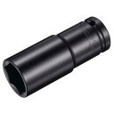 uxcell ポイントインパクトソケット 13 mmドライブx23 mmディープインパクトソケット 熱処理済み CR-V鋼 長さ80 mm 6ポイントメトリック...