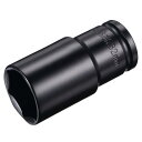 uxcell ディープインパクトソケット 13 mmドライブ 32 mm CR-Vスチール 80 mm長さ 6ポイント メトリックサイズ