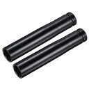 uxcell ディープインパクトソケット 13 mmドライブ 21 mm CR-Vスチール 150 mm長さ 6ポイント メトリックサイズ 2個