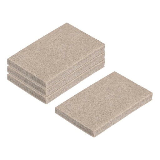 uxcell 粘着フェルトテープ セルフスティック フェルト家具ストリップロール 38 x 25 mm ベージュ 48個 uxcell 粘着フェルトテープ セルフスティック フェルト家具ストリップロール 38 x 25 mm ベージュ 48個