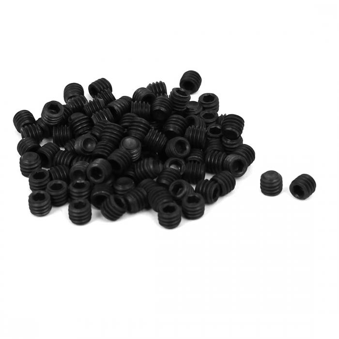 uxcell ߤͥ å 塼 DIN916 M4x3.5mm ᥿ 졼 10.9إå å ܥ եʡ 100