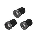 uxcell カメラレンズ CCTVカメラレンズ 広角 CCDカメラ用 焦点距離12 mm 5MP F2.0 フォーマット8.5 mm 3個