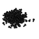 uxcell 十字穴付 ネジ プラスヘッドスクリュー M2.5 x 5mm ラウンド/パンヘッド ファスナー 100個入り
