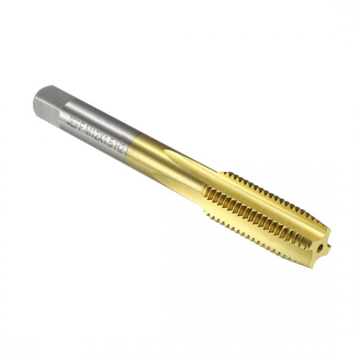 uxcell メトリックタップ スレッドプラグタップ スレッドドリル対応 HSS製 M12x1.5mm