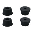 uxcell ゴム製足バンパー ゴム 足 バンパー ラップトップ スピーカー フロア プロテクター 足 パッド D21x16xH12mm 4個入り