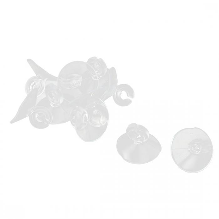 uxcell 水槽サクションカップ クリア プラスチック 5.5mm 27mm 19 x 27mm