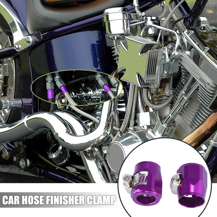 X AUTOHAUX 車のホースフィニッシャークランプ フレキシブルラバーパイプクランプ ...