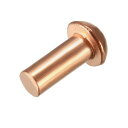 uxcell 銅ソリッドリベット 5 mmx12 mm ラウンドヘッド ソリッド銅リベットファスナー 航空機リベット 50個入り(4)