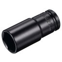 uxcell ポイントインパクトソケット 13 mmドライブx27 mmディープインパクトソケット 熱処理済み CR-V鋼 長さ80 mm 6ポイントメトリック...