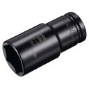 uxcell ディープインパクトソケット 13 mmドライブ 30 mm CR-Vスチール 80 mm長さ 6ポイント メトリックサイズ