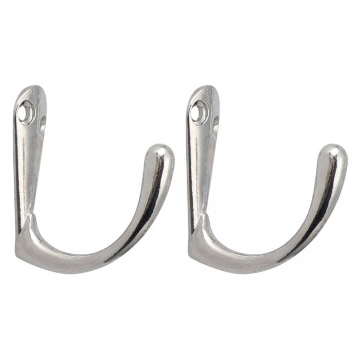 uxcell ローブフック 亜鉛合金 ウォールマフラーキーカップタオル 取り付けフック クローゼットコートウォールバスルーム DIYハンガーホルダー ネジ付きホ...