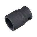 uxcell 19mm 6ポイントインパクトソケット 12.5mmドライブ CR-Vスチール 全長39mm メトリックサイズ