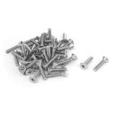 uxcell プラスヘッドネジ ネジ M4 x 20mm ステンレススチール 50個入り(4)
