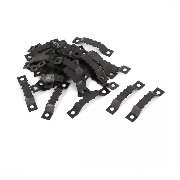 uxcell 鋸歯ハンガー 額縁ハンガー のこぎりハンガー 45.5x8.2mm 30個入り