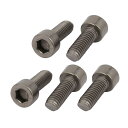 uxcell チタンねじ キャップねじ 六角穴付き インナーヘックス M6x15mm 5個入り(4)