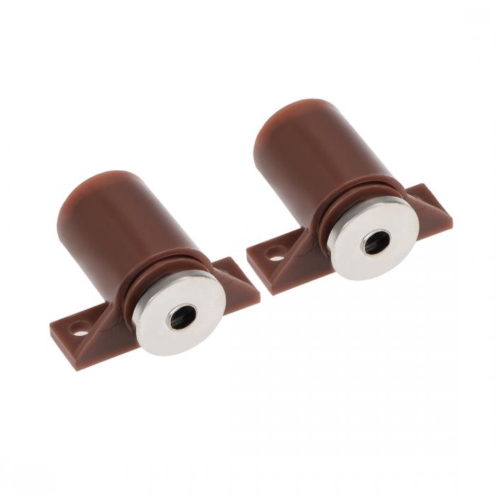 uxcell Cabinet Door Latch Catch for Bathroom Kitchen Cupboard Brown 2pcs