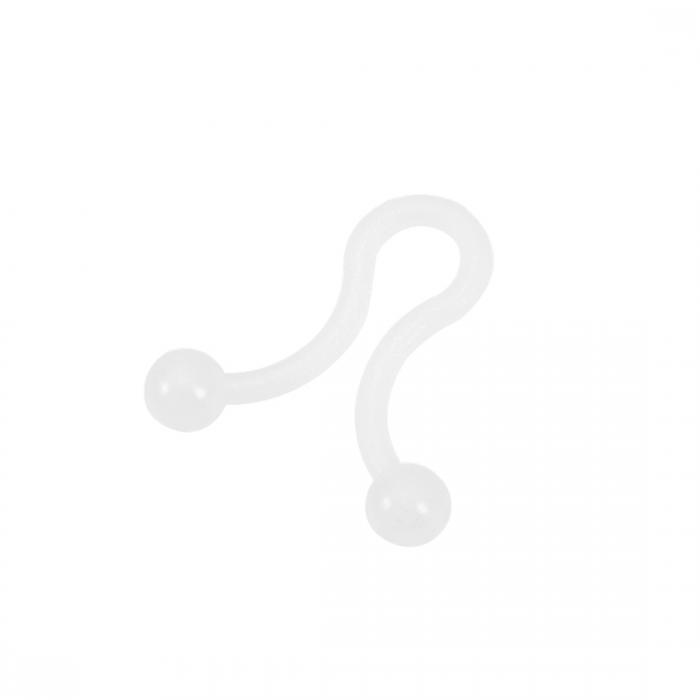 uxcell ツイストロックケーブルワイヤ ナイロン製タイ U状 空間節約 直径4mm ホワイト 100個入