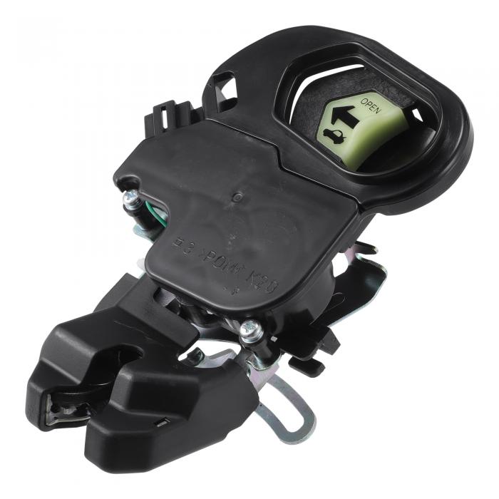 X AUTOHAUX ホンダに対応シビックEX 2006-2011用のリアリフトゲートドアロックアクチュエーター交換品 テールゲートラッチアセンブリNo.74851SNAA22 黒い