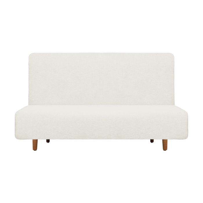 uxcell 弾性ソファベッドカバー ポリエステル製ソファスリップカバー アームレストなし 居間用 長さ155..