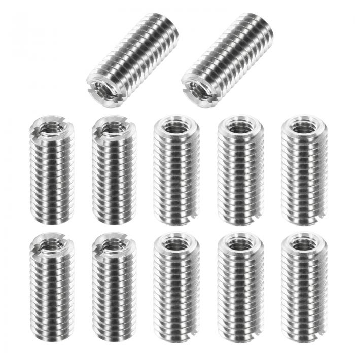 uxcell 12個 12mm 316ステンレス鋼縮小ナット M5x0.8 男性からM3x0.5 女性