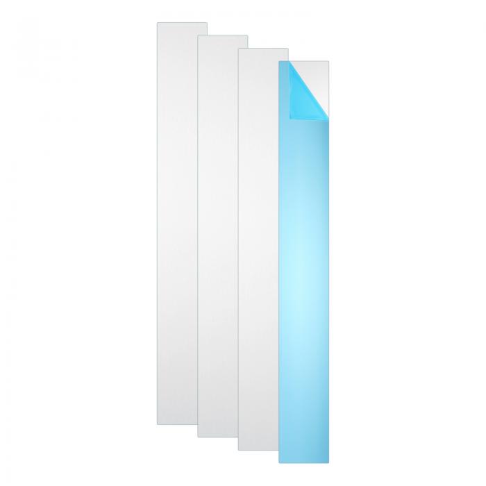 uxcell 6061 T651アルミニウムシートメタル 11.8" x 0.8" x 0.03"の長方形フラットプレーんアルミニウ..