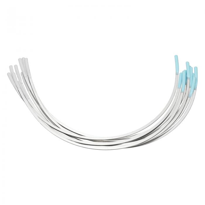 uxcell ブ ラ用ステンレス製アンダーワイヤー5ペア8.2インチ 交換修理部品 裁縫用品 Bカップサポート用 シルバー