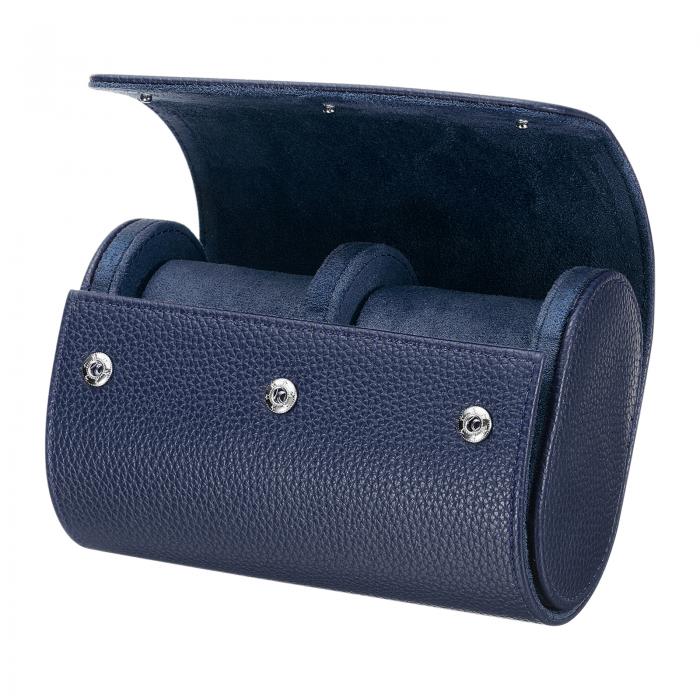 uxcell メンズとレディース用のポータブルレザーウォッチケース、旅行用ウォッチロールトラベルケース2..