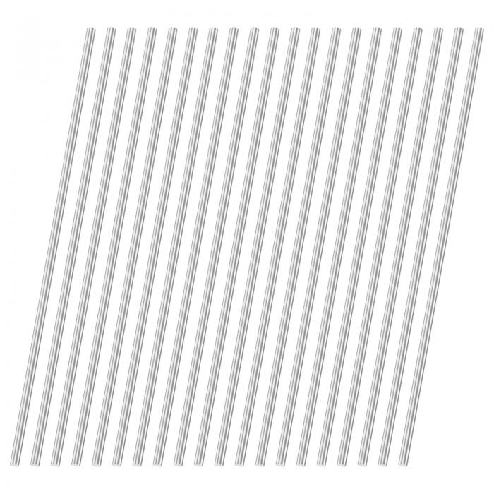 M METERXITY 20個入り304ステンレス鋼ソリッドラウンドロッド 4x200mmメタルソリッドシャフトロッド DI..