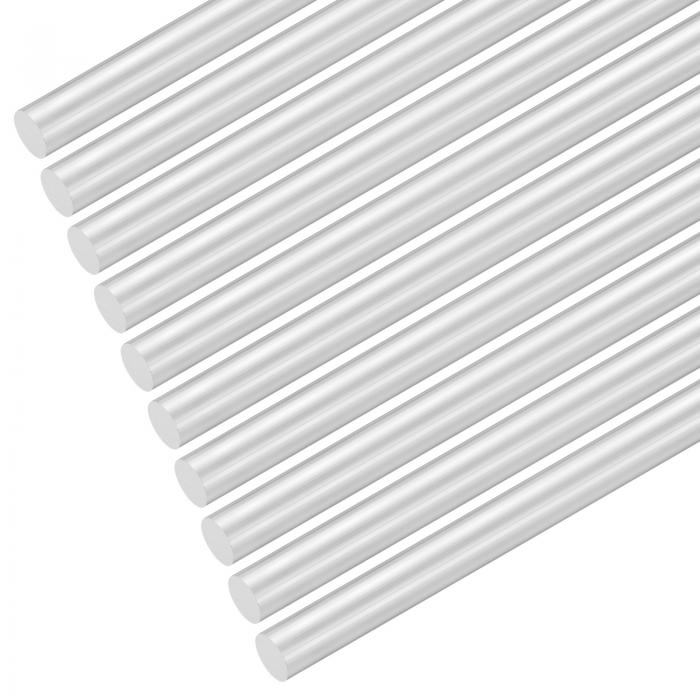 M METERXITY 10個入りの丸形アルミニウム棒、直径8mm（5/16インチ）、長さ150mm（6インチ）、6061アル..