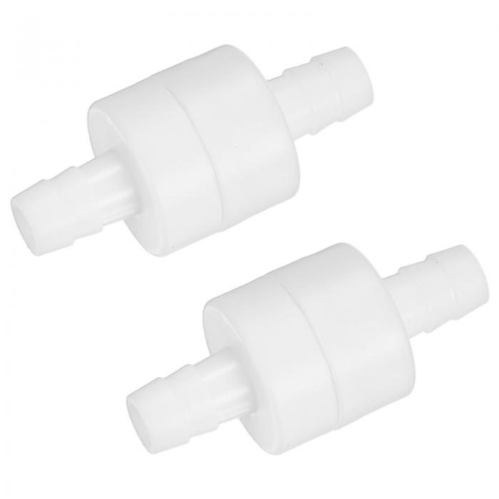 M METERXITY 2パックワンウェイチェックバルブ 5/16"バーブホースノンリターンプラスチック圧力オゾン..