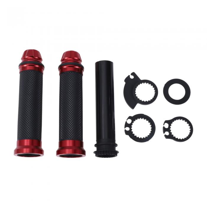 Partuto 7/8" 22mm 15/16" 24mm オートバイハンドグリップカバーキット ノンスリップ アルミニウム合金..