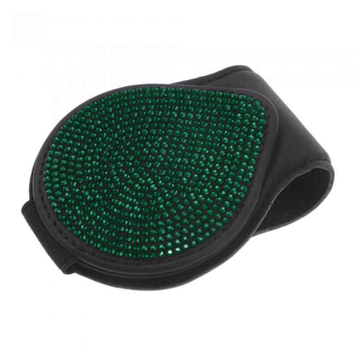 VekAuto 車用サングラスクリップ マグネット式 ユニバーサル サンバイザー眼鏡ホルダー クリップ PUレ..