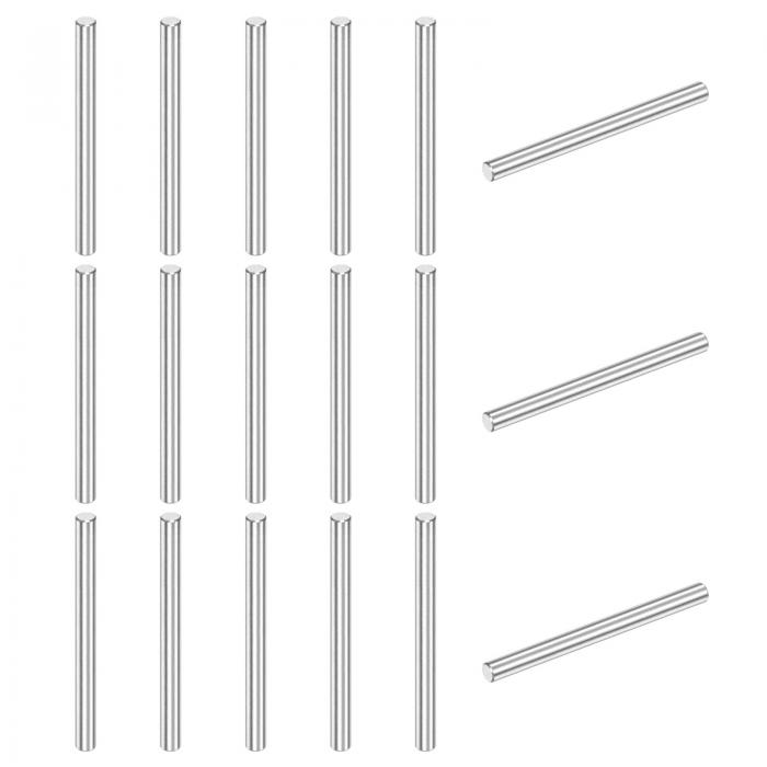 M METERXITY 20個入り4 x 45 mm ダボピン 316ステンレス鋼サポートピン金属デバイス/木製プロジェクト..