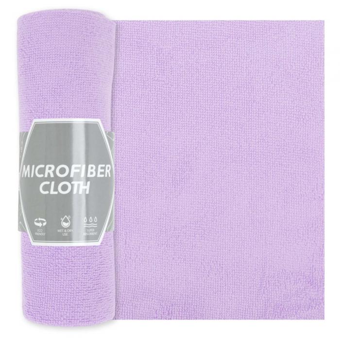 CAPASTEC キッチンタオル マイクロファイバークリーニングクロス クリーニング雑巾 洗濯用クロス マイクロファイバークロス クリーニングタオル 家庭用 車用 ガレージ用 パープル 20枚
