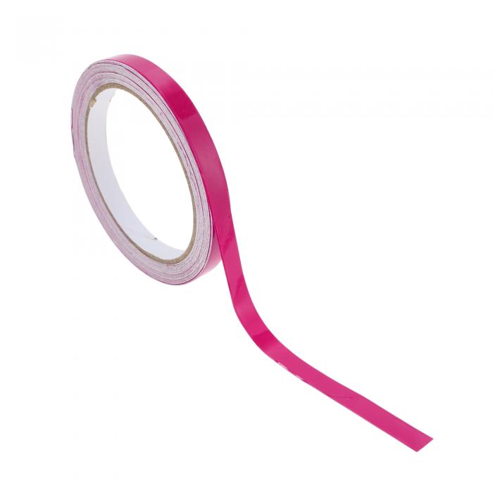 Motoforti ピンストライプテープ 15mmx10m カーストライプ ピンストライプデカール カーバイクボート用 レーシングストライプ DIYステッカー グロスローズレッド 1個