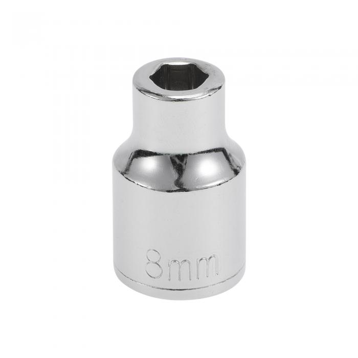 HEROFFIX 1個のインパクトソケット 耐久性のあるハードウェアツール 38mm シルバートーン 炭素鋼 6ポイント オートバイ ダートバイク 修理用 1/2インチドライブ