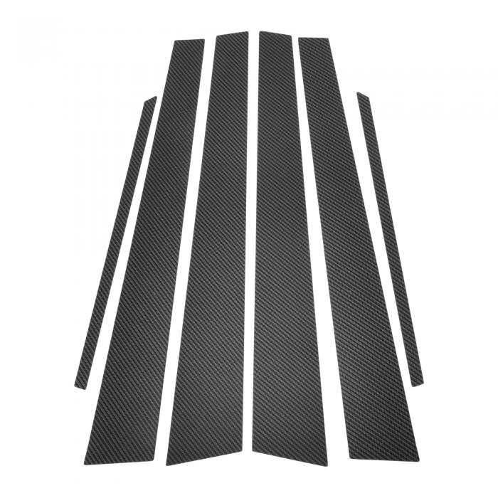 Partuto Toyotaに対応カローラ1998-2002用の6個セットのフロントリア左右車ドアピラーウィンドウトリム..