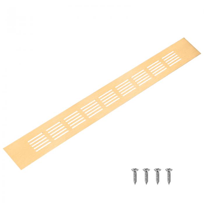 M METERXITY インテリアドア用 1パック ドアベント 16 x 2インチ/ 400 x 50mm アルミニウム合金 換気グ..