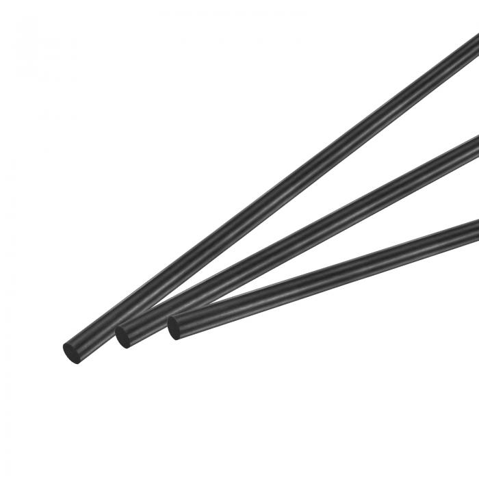 M METERXITY 3本入りのカーボンファイバーロッド 400mmの長さ3.5mmの直径のカーボンファイバーソリッド..