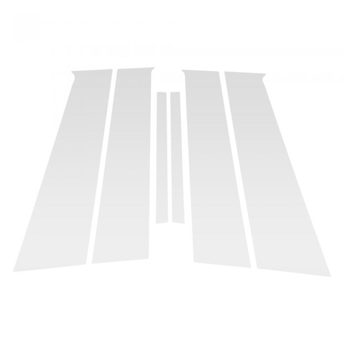 TUCKBOLD ドアピラーウィンドウトリムアンチスクラッチステッカーピラーポストカバー Nissanに対応 Alm..