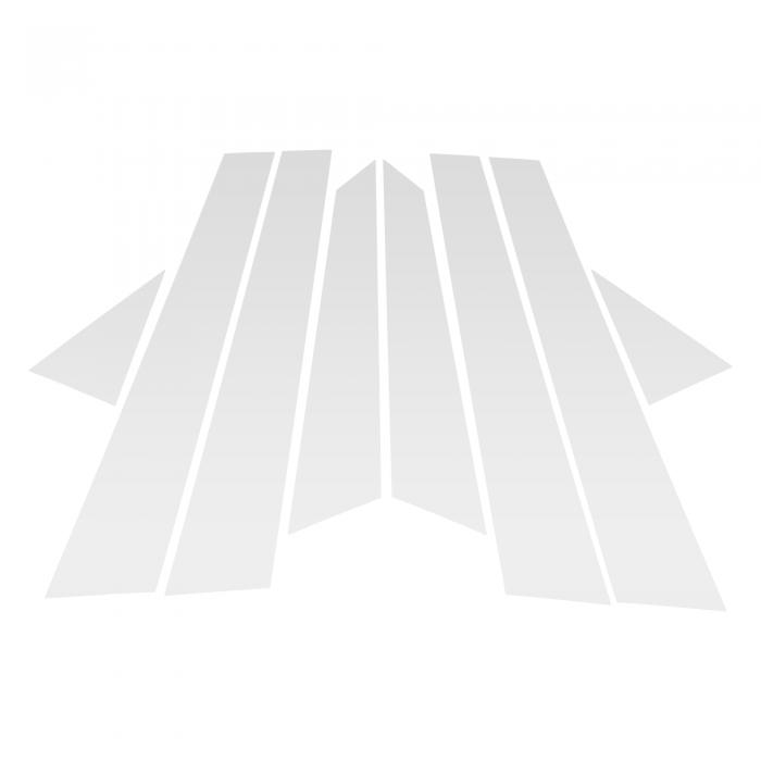 Motoforti ドアピラーウィンドウトリムアンチスクラッチステッカーピラーポストカバーHyundaiに対応 Gr..