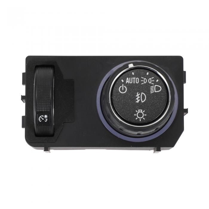 SWITCHRISE シボレーシルバラード1500 2015-2017用ヘッドライトスイッチ23187806/84154110/22852353/23171489/HLS1692/1S12903 ヘッドランプディマースイッチ ブラック